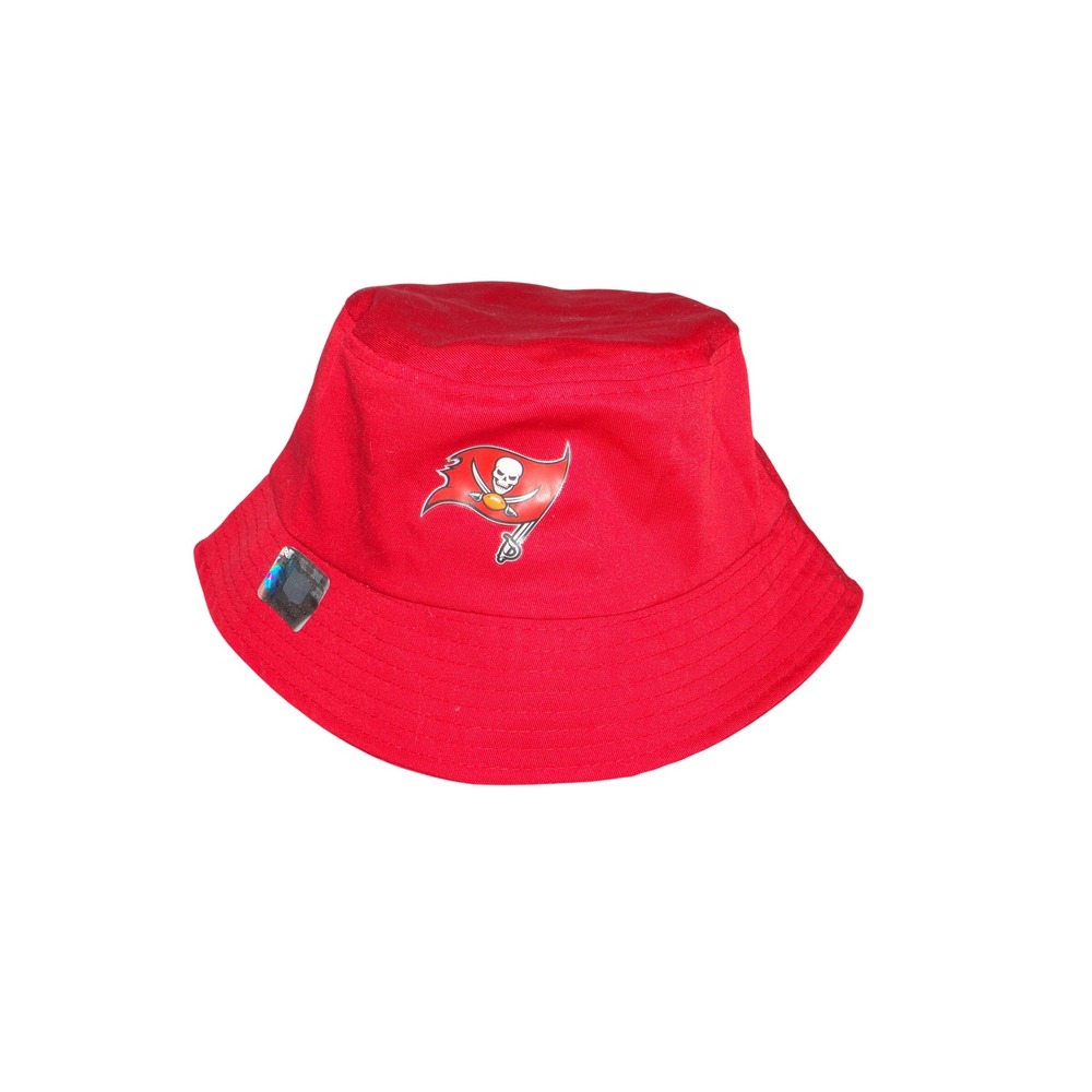Tampa Bay Buccaneers Red Bucket Hat NFL Football Raymond James Stadium Logo